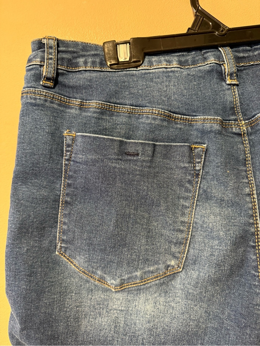 YMI High Rise Button-Fly Denim Shorts - Picture 7 of 9